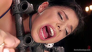 19 Year Old Brazilian in Devastating Bondage with Gina Valentina