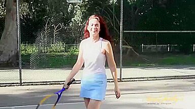 Sable Renae Plays Some Tennis