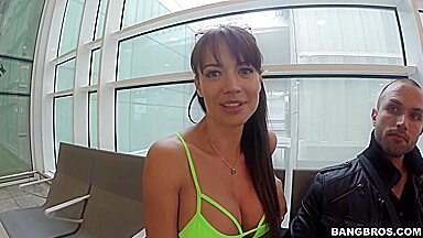 Anal sex in the airport garage with Franceska Jaimes