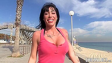 Busty Spanish MILF Suhaila Hard fucks in an abandoned building