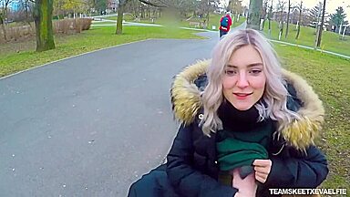 Adam Ocelot and Eva Elfie - I Gave A Fan Blowjob In Public